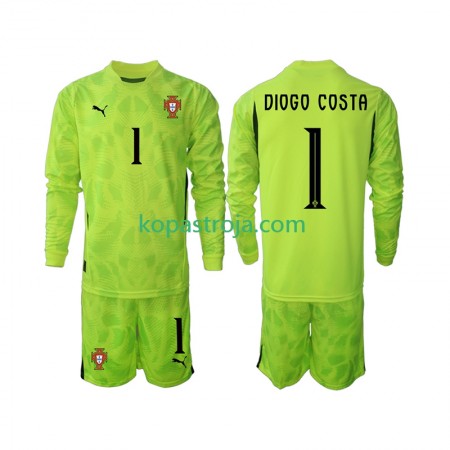 Billiga Fotbollströjor Portugal Diogo Costa 1 Målvakt Barn Hemma tröja 2025 Långärmad